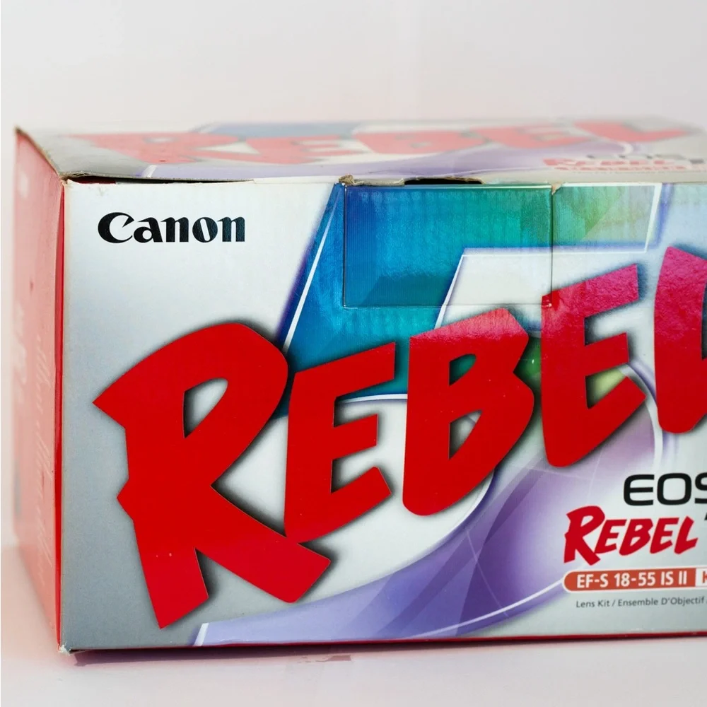Canon EOS Rebel T5 with 3 lenses and accessories (see description).